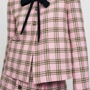 Maje Plaid Suit Set - Women's 36/38